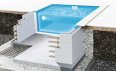 Prisvärd betongpool Thermo från PoolKungen.