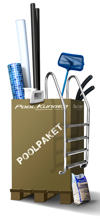 Våra poolpaket är alltid kompletta och av högsta kvalitet
