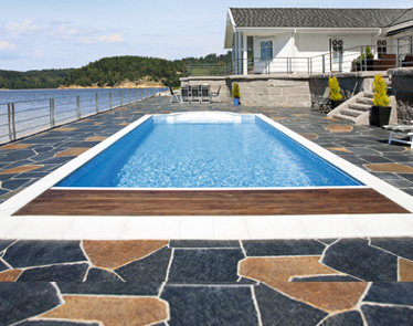 Rektangulär pool