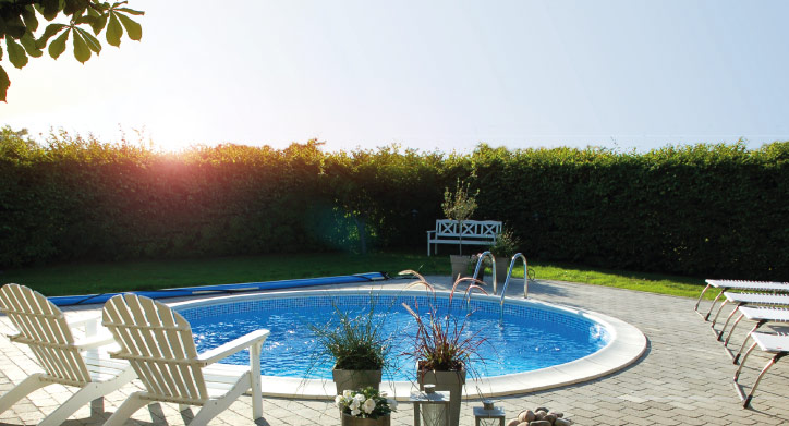 bra kvalitet rund pool från Poolkungen