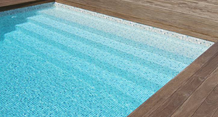 Romersk trappa pool